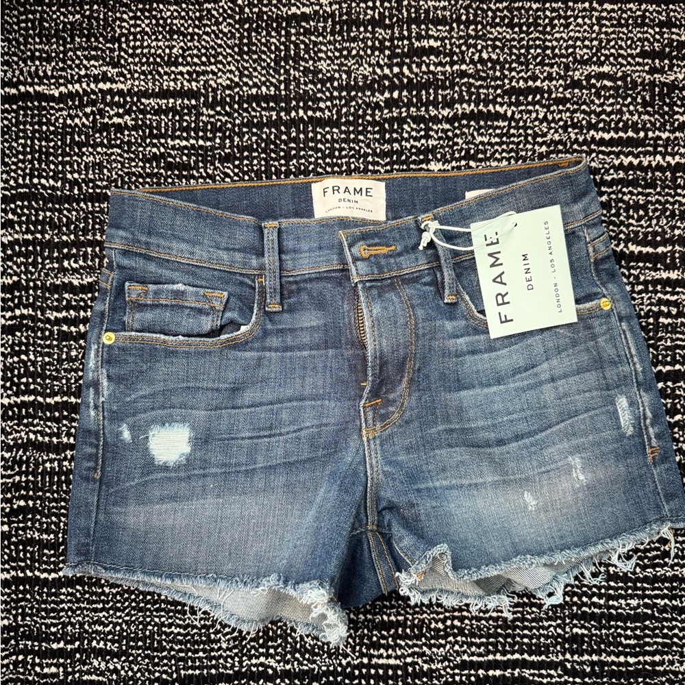 Frame Denim Blue Jean Shorts